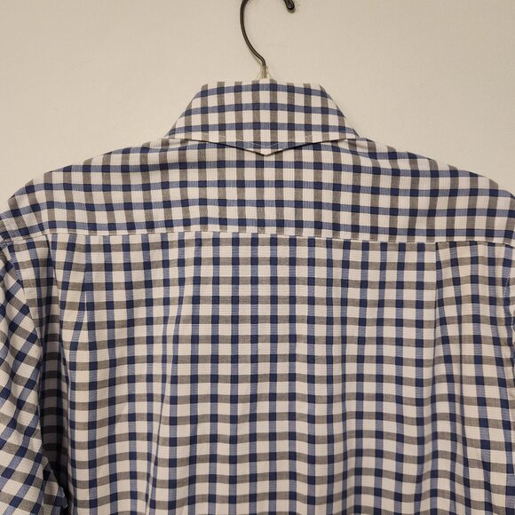 English Laundry Shirt Long Sleeve Button Up Flip Cuff Mens Size 15.5 32/33 - Picture 6 of 16